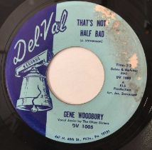 GENE WOODBURY - THAT'S NOT HALF BAD/ EVER AGAIN 7" (US ORIGINAL - DEL-VAL - DV 1005)