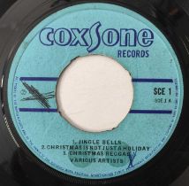 VARIOUS - CHRISTMAS EP 7" (REGGAE - UK ORIGINAL - COXSONE - SCE 1)