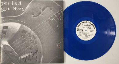 GERRY GROOM feat MICK TAYLOR & FRIENDS - ONCE IN A BLUE MOON LP (LIMITED BLUE VINYL - SIGNED - SHLP-
