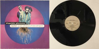 DIGABLE PLANETS - REACHIN' (A NEW REFUTATION OF TIME AND SPACE) LP (EUROPEAN ORIGINAL - ELEKTRA - EK