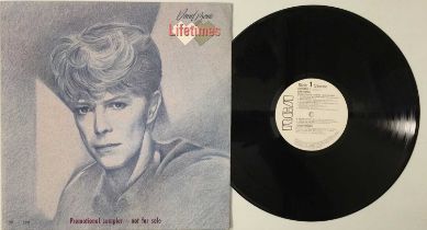 DAVID BOWIE - LIFETIMES LP (ORIGINAL UK 1983 PROMO COPY - LIFETIMES 1)