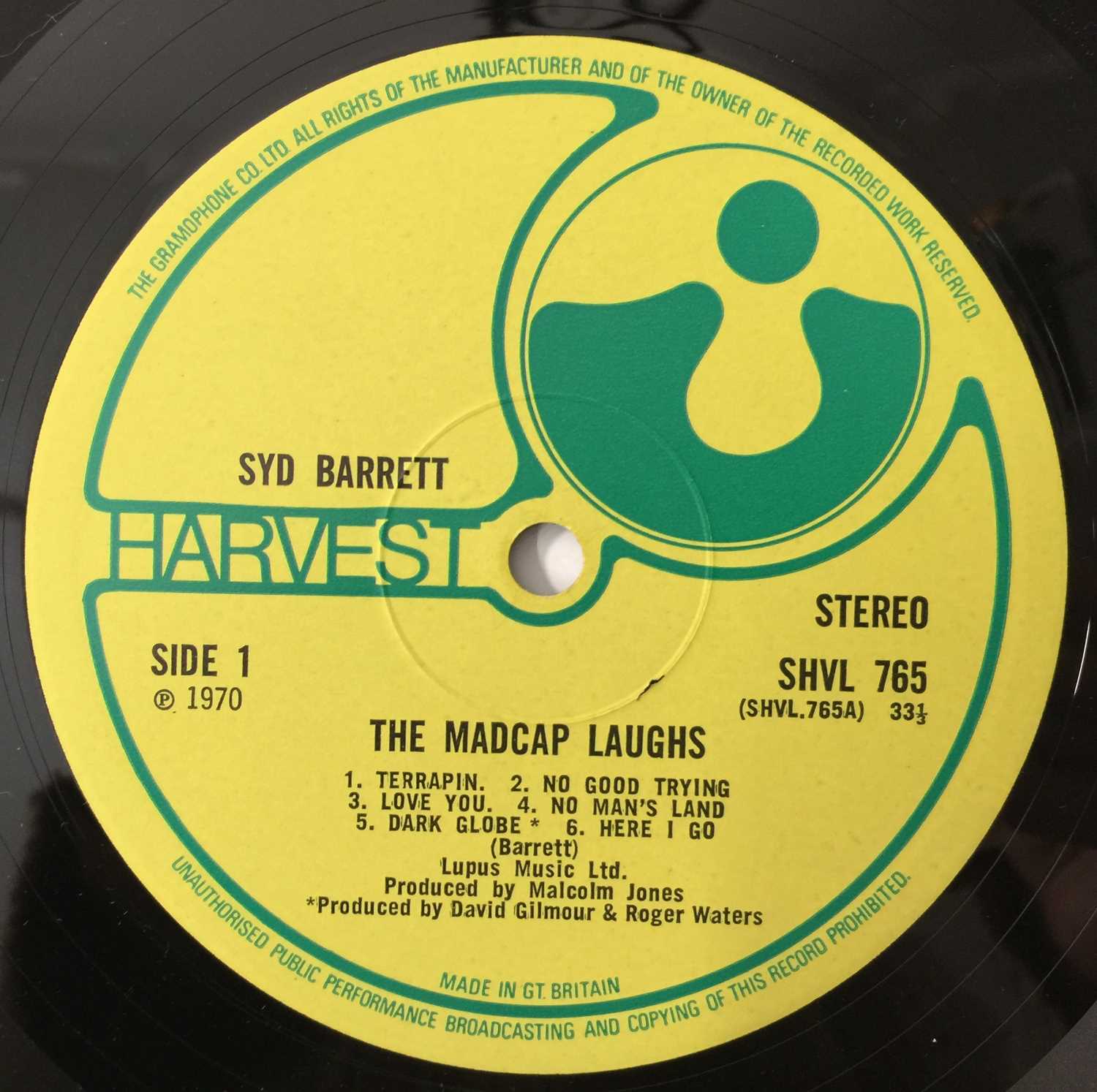 SYD BARRETT - THE MADCAP LAUGHS LP (ORIGINAL UK COPY - HARVEST SHVL 765) - Image 4 of 8