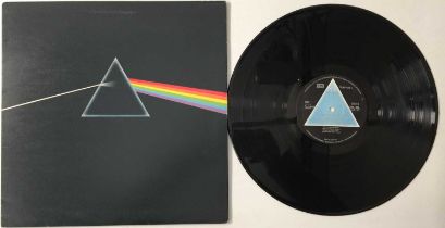 PINK FLOYD - THE DARK SIDE OF THE MOON LP (UK COMPLETE SOLID TRIANGLE - SHVL 804)