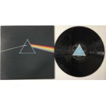 PINK FLOYD - THE DARK SIDE OF THE MOON LP (UK COMPLETE SOLID TRIANGLE - SHVL 804)