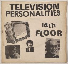 TELEVISION PERSONALITIES - 14TH FLOOR 7" (UK POST PUNK - SRTS/CUS 77089)