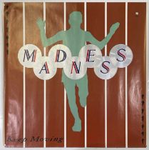 MADNESS - ORIGINAL 1984 GEFFEN USA 'KEEP MOVING' PROMO POSTER.