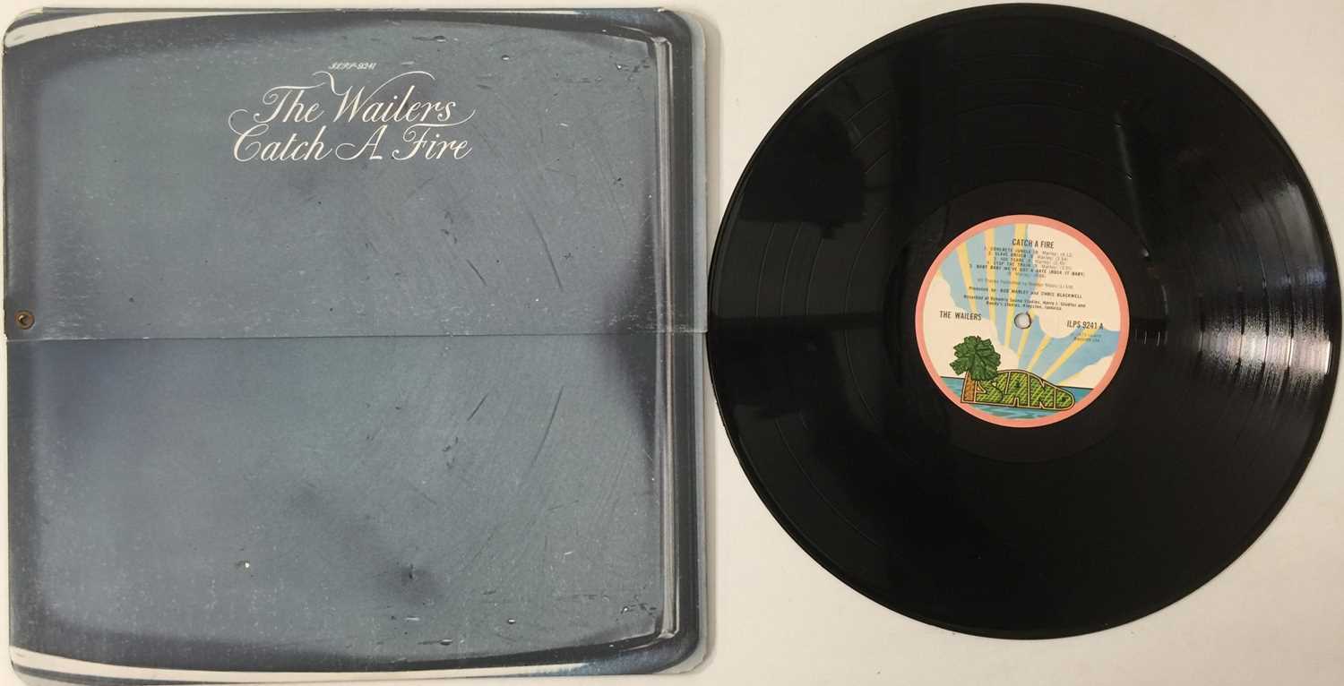 THE WAILERS - CATCH A FIRE LP (UK ORIGINAL - ZIPPO SLEEVE - ISLAND ILPS 9241)