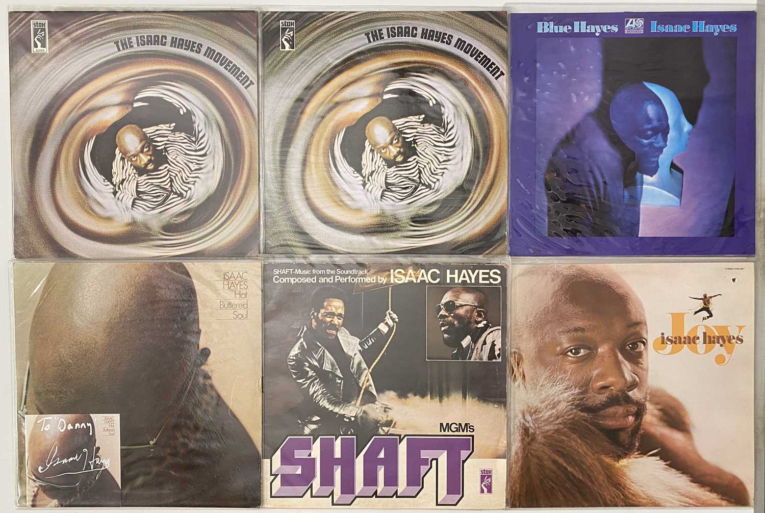 ISAAC HAYES - LP COLLECTION (INCLUDING SIGNED)