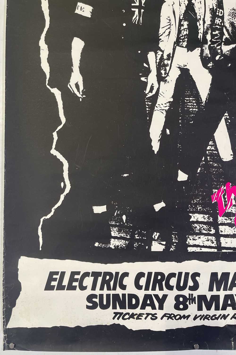 THE CLASH - ELECTRIC BALLROOM MANCHESTER, LIKELY C 1980S ISSUE POSTER. - Image 2 of 5