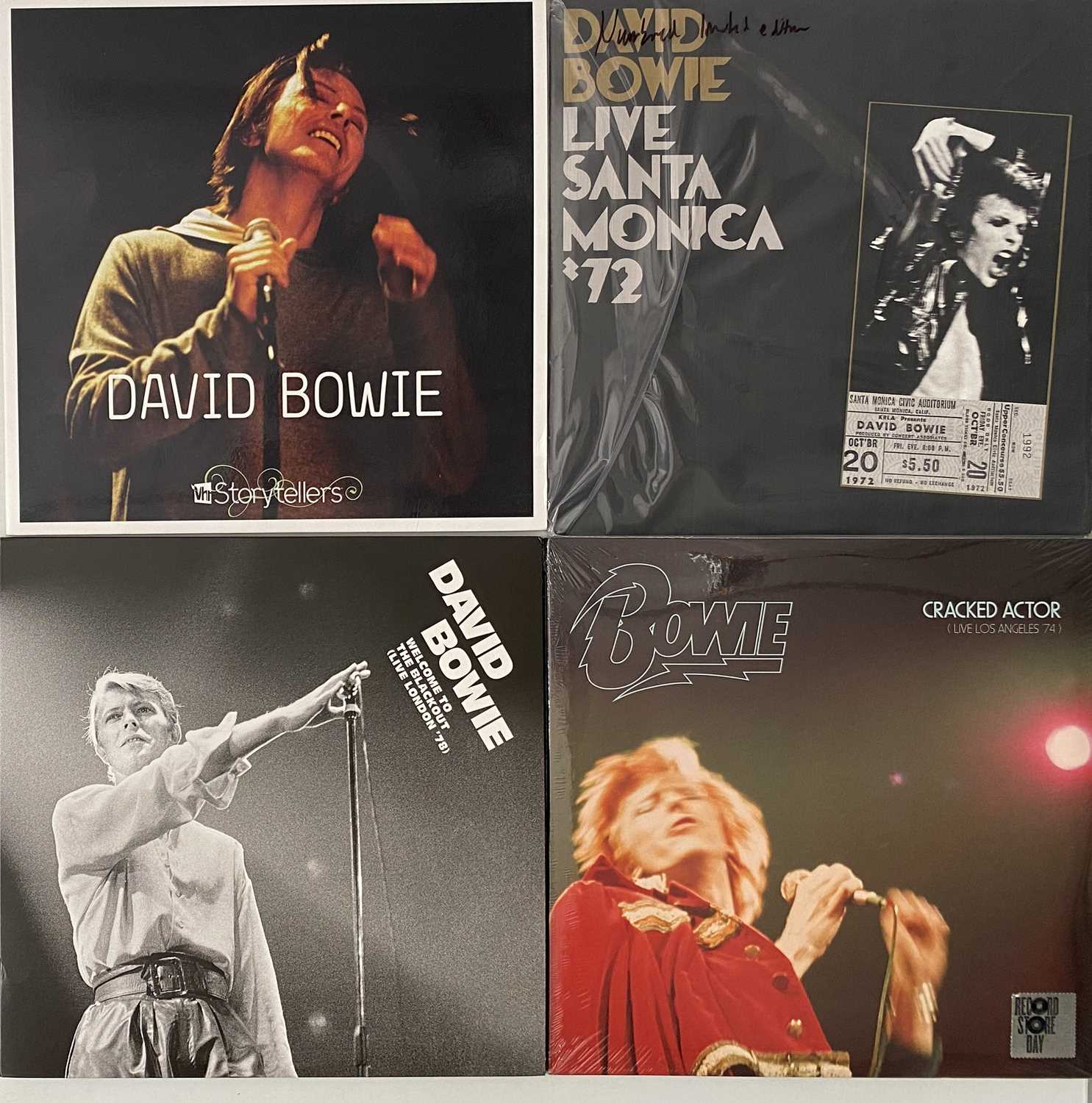 DAVID BOWIE - LIVE RECORDINGS - LP COLLECTION