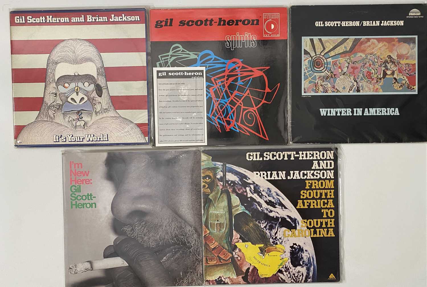 GIL SCOTT HERON - LPs