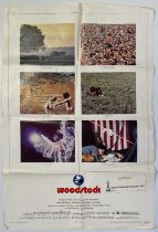 WOODSTOCK (1970) ORIGINAL US ONE-SHEET POSTER.