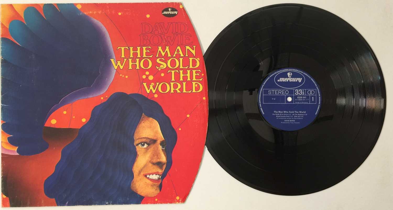 DAVID BOWIE - THE MAN WHO SOLD THE WORLD LP (1972 GERMAN PRESSING - MERCURY 6338 041)