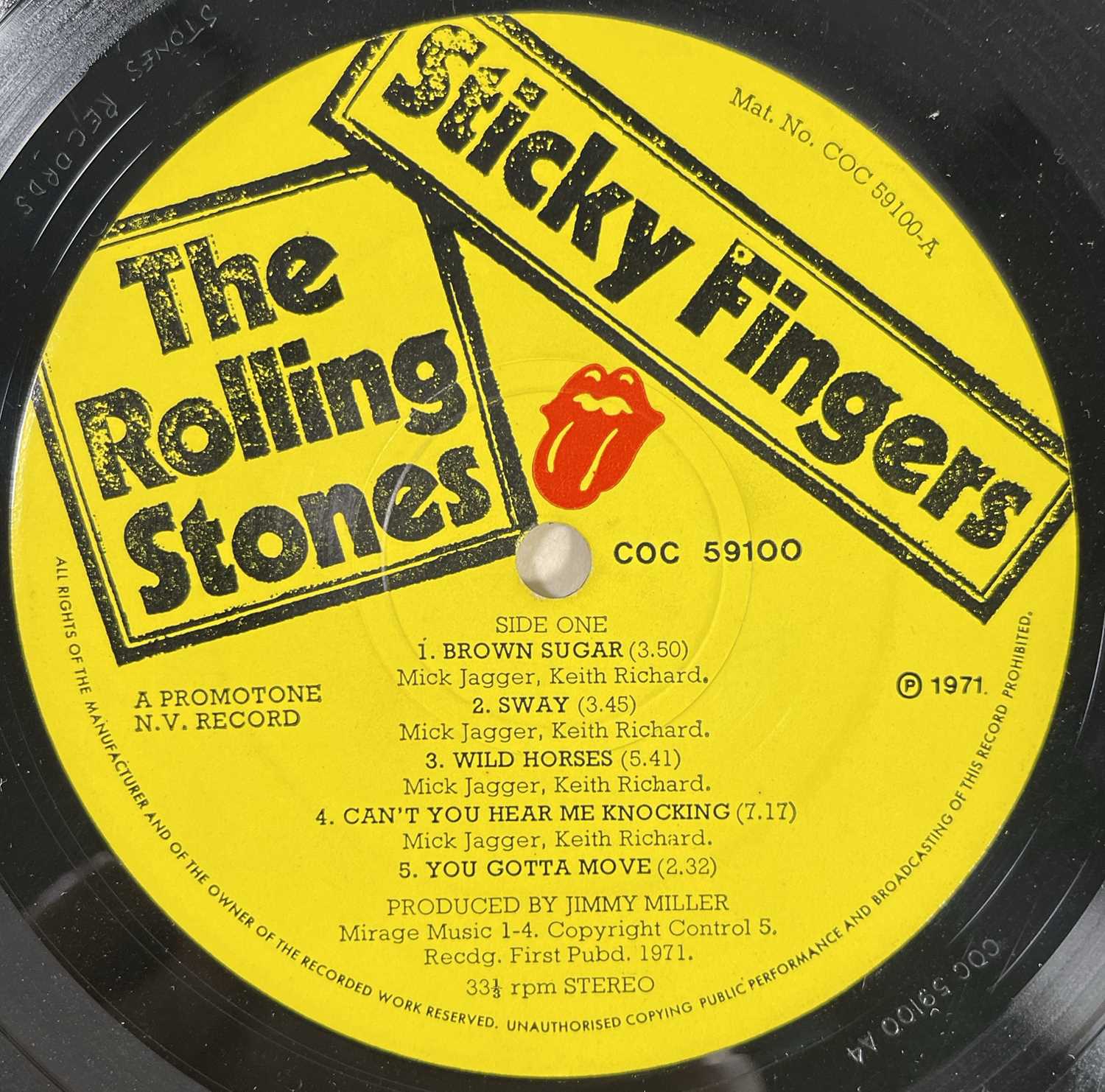 THE ROLLING STONES - STICKY FINGERS (LARGE ZIP) SIGNED BY MICK TAYLOR. - Image 5 of 6