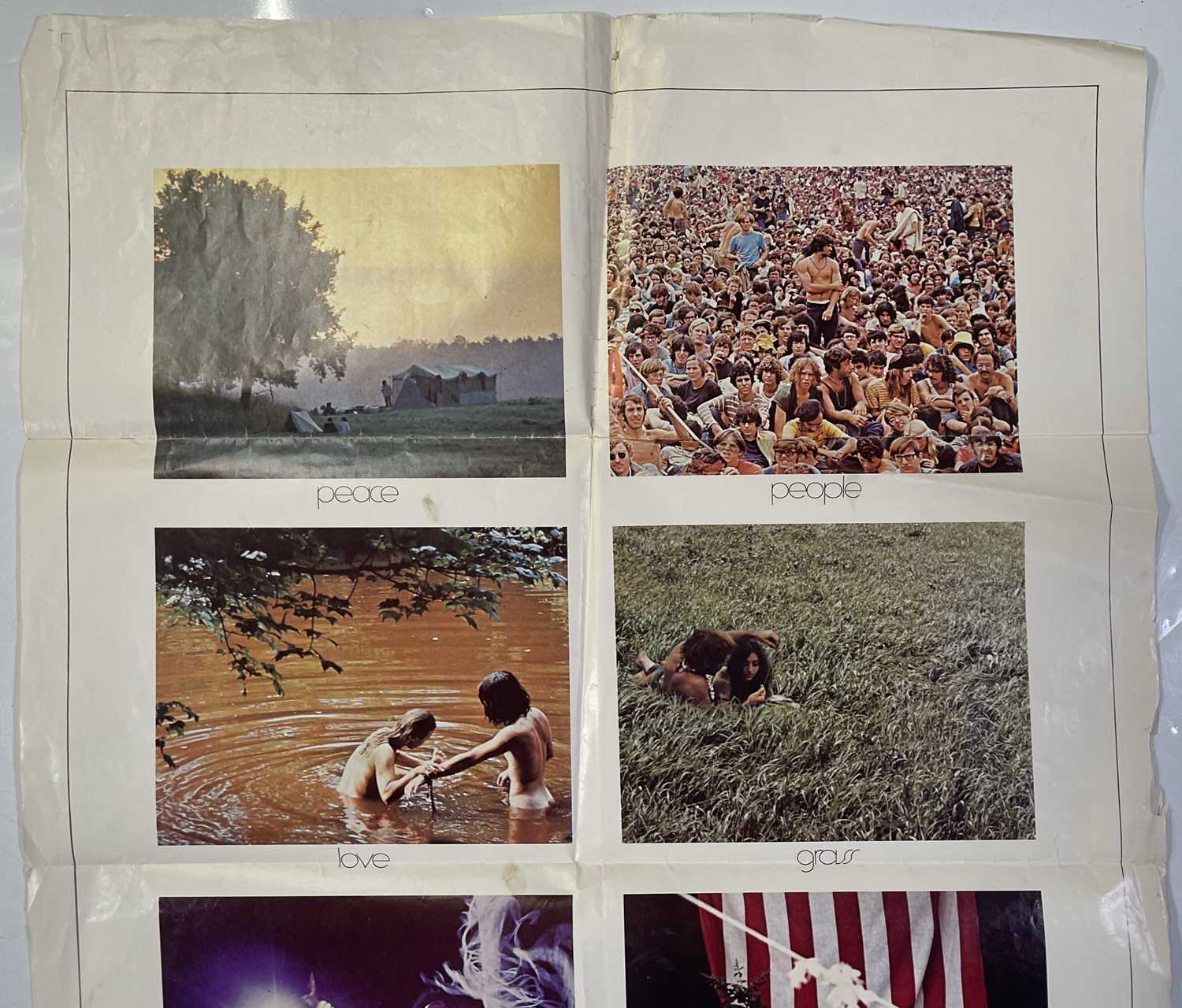 WOODSTOCK (1970) ORIGINAL US ONE-SHEET POSTER. - Image 3 of 5