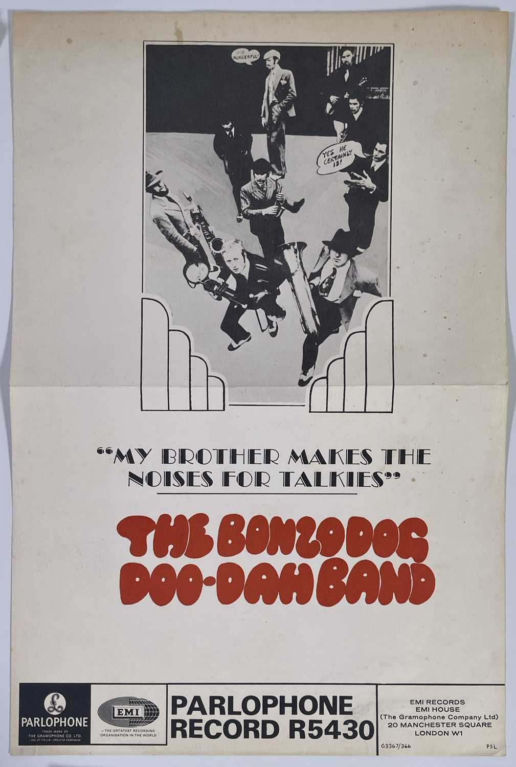 BONZO DOG BAND MEMORABILIA INCL. POSTERS, CONTRACTS & MORE. - Image 4 of 9