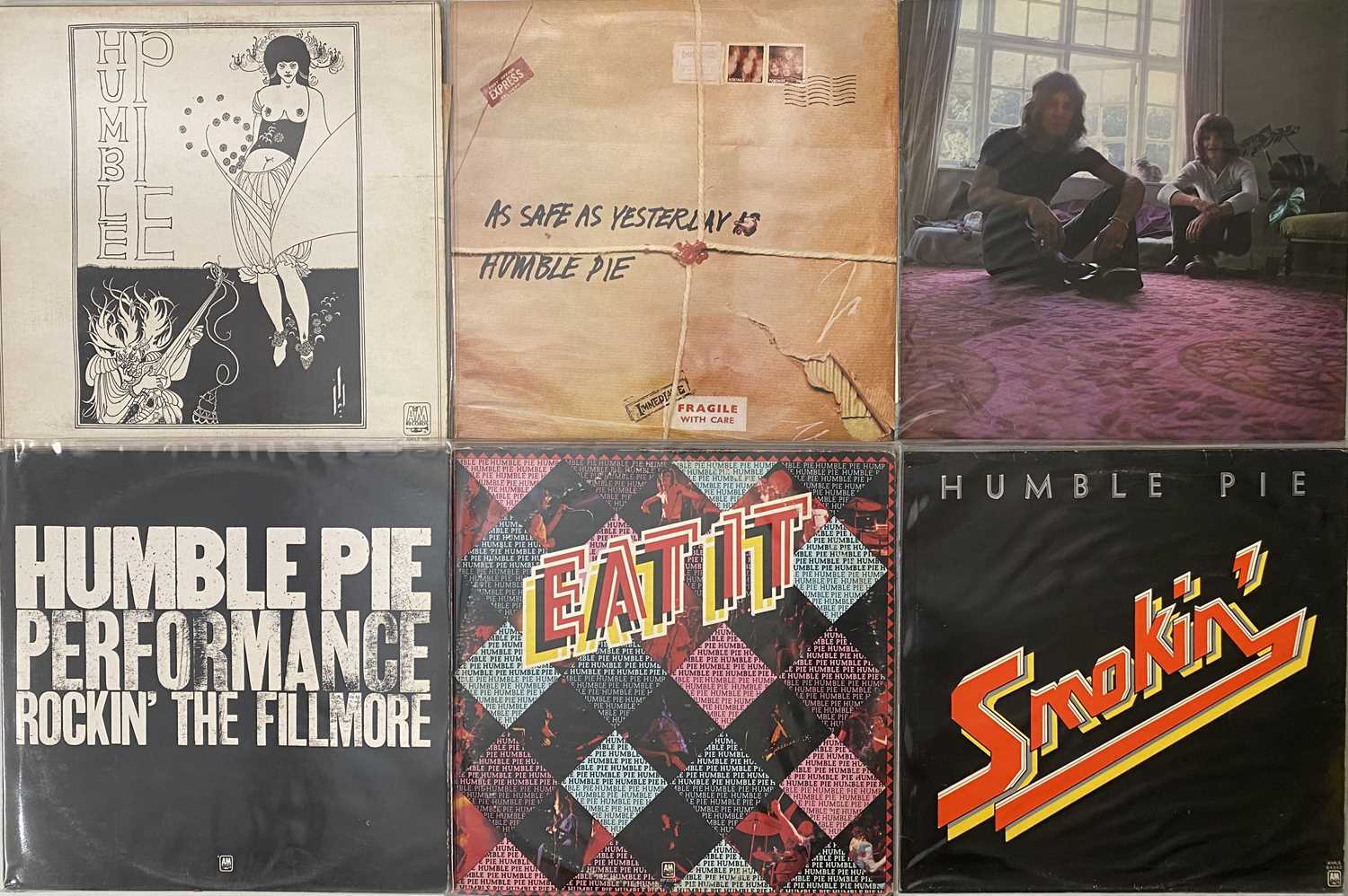 HUMBLE PIE AND RELATED - LPs