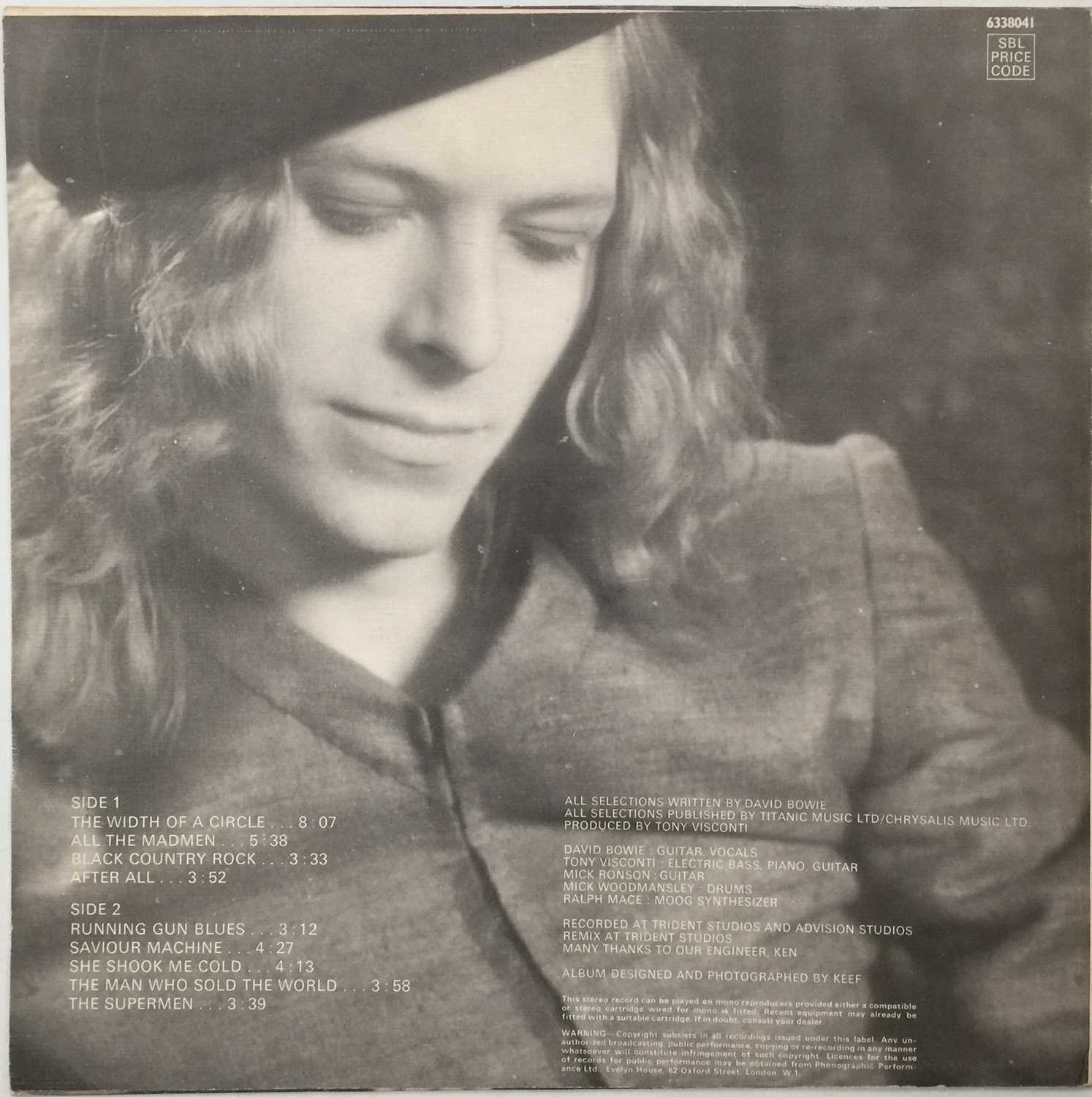 DAVID BOWIE - THE MAN WHO SOLD THE WORLD LP (OG UK 'DRESS SLEEVE' COPY - 'TONNY' - MERCURY 6338 041) - Image 3 of 5