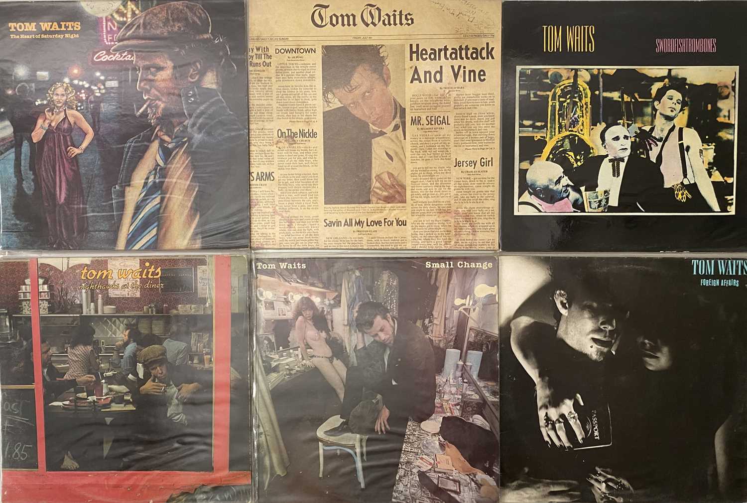 TOM WAITS - LP COLLECTION - Image 2 of 3