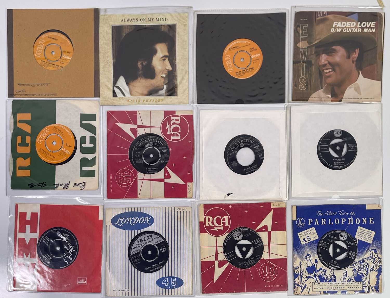 DANNY'S SINGLES - ELVIS / ROCK N ROLL. - Image 2 of 4