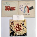 DANNY'S SIGNED LPS - BRYAN FERRY / ROY WOOD / GRAHAM GOULDMAN.