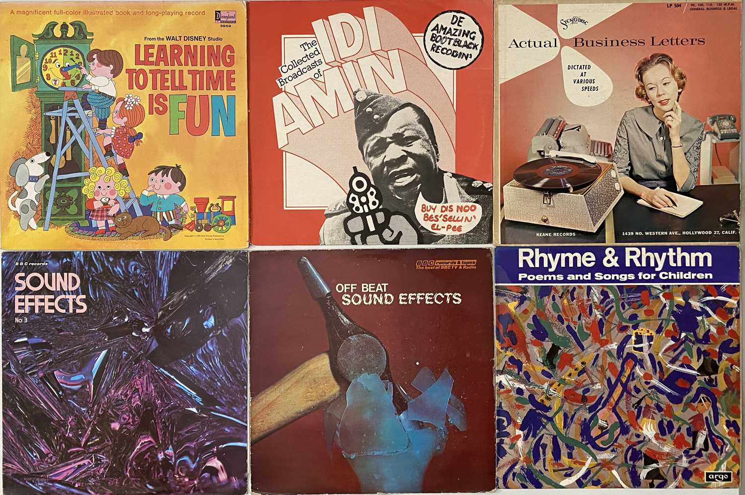 SPOKEN WORD/SOUND EFFECTS - LP COLLECTION - Image 2 of 6