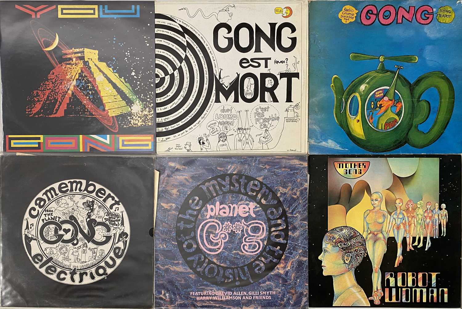GONG & RELATED - LPs