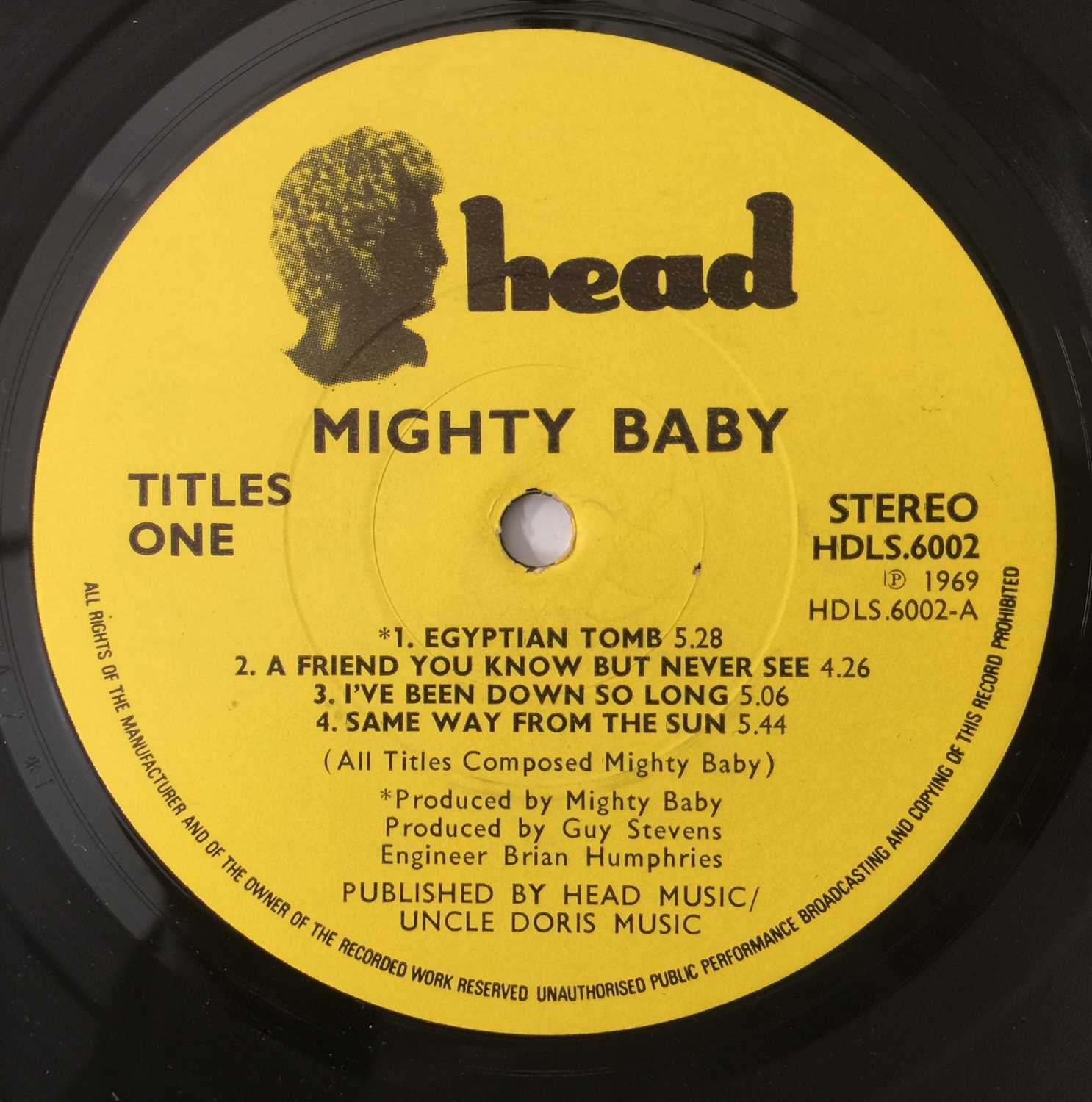 MIGHTY BABY - MIGHTY BABY LP (HDLS.6002 - ORIGINAL UK PRESSING) - Image 4 of 5