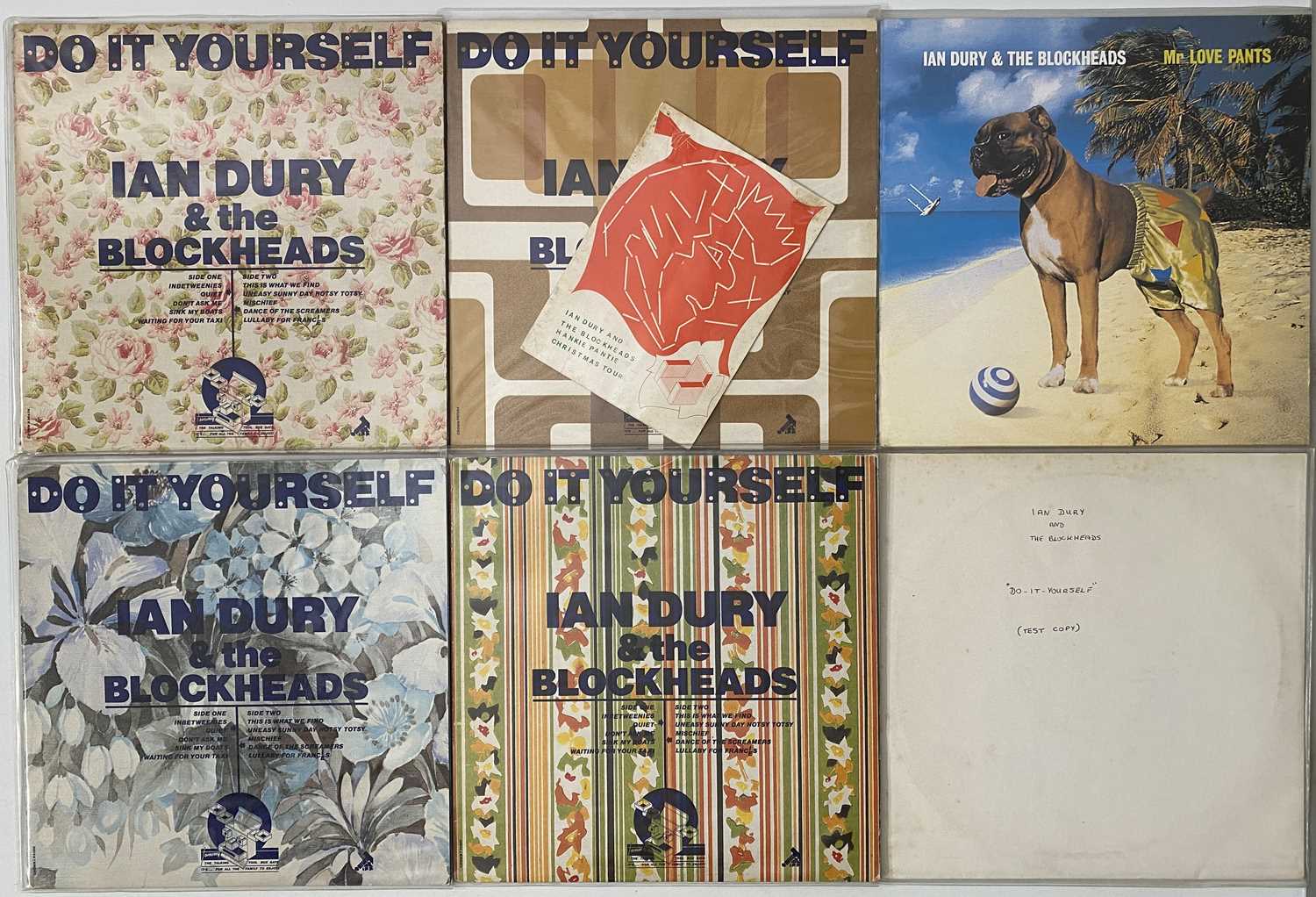 IAN DURY / RELATED - LP COLLECTION