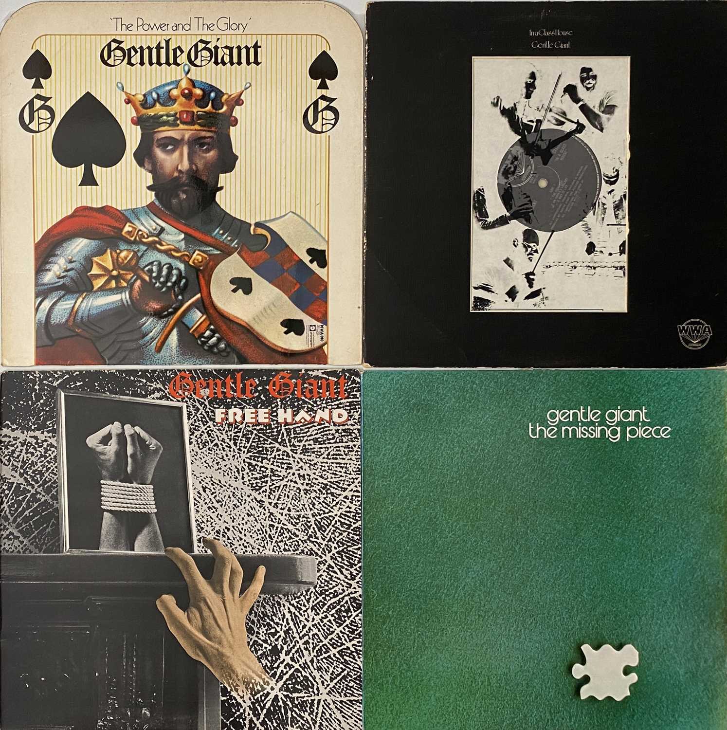 GENTLE GIANT - LP COLLECTION (INCLUDING ALL FOUR ORIGINAL UK VERTIGO SWIRL ALBUMS) - Image 2 of 6