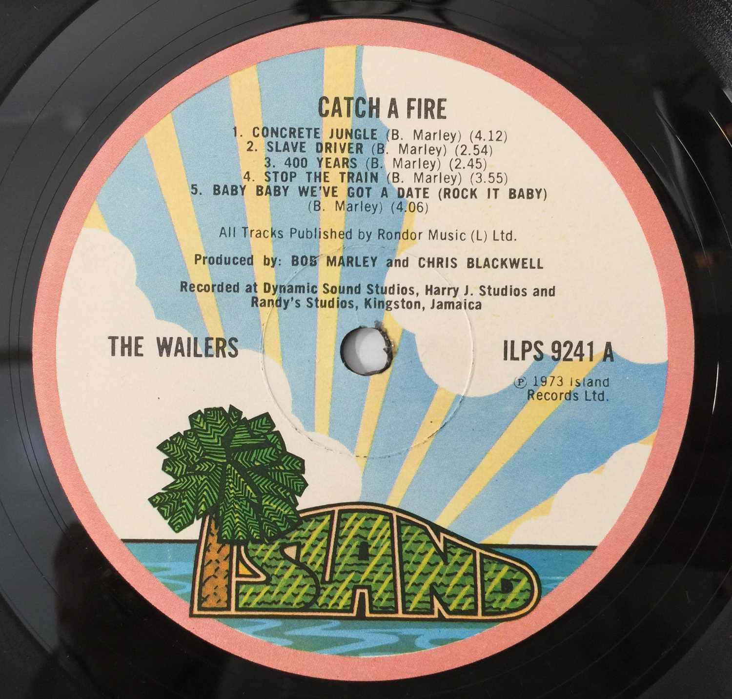 THE WAILERS - CATCH A FIRE LP (UK ORIGINAL - ZIPPO SLEEVE - ISLAND ILPS 9241) - Image 5 of 6