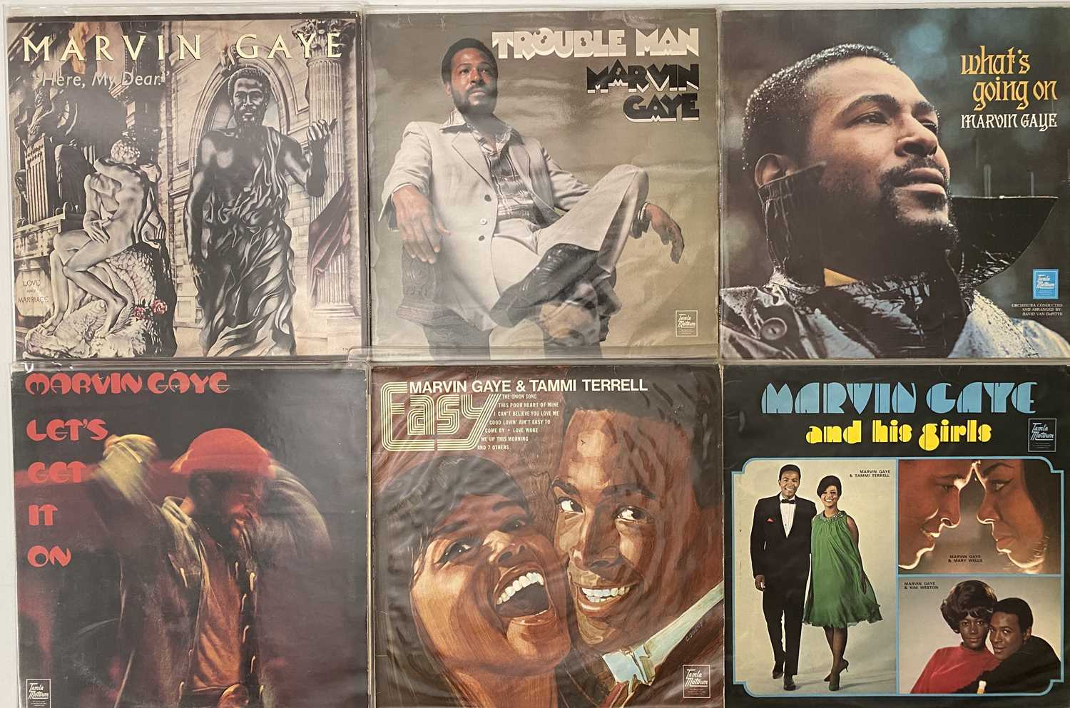 MARVIN GAYE / RELATED - LP COLLECTION