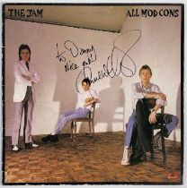 THE JAM - PAUL WELLER SIGNED COPY OF ALL MOD CONS.