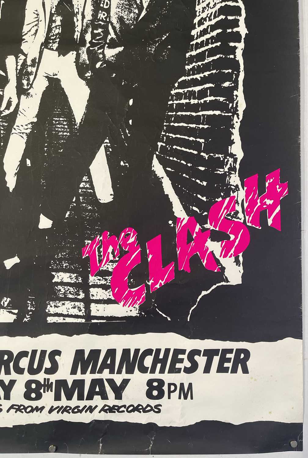 THE CLASH - ELECTRIC BALLROOM MANCHESTER, LIKELY C 1980S ISSUE POSTER. - Image 3 of 5