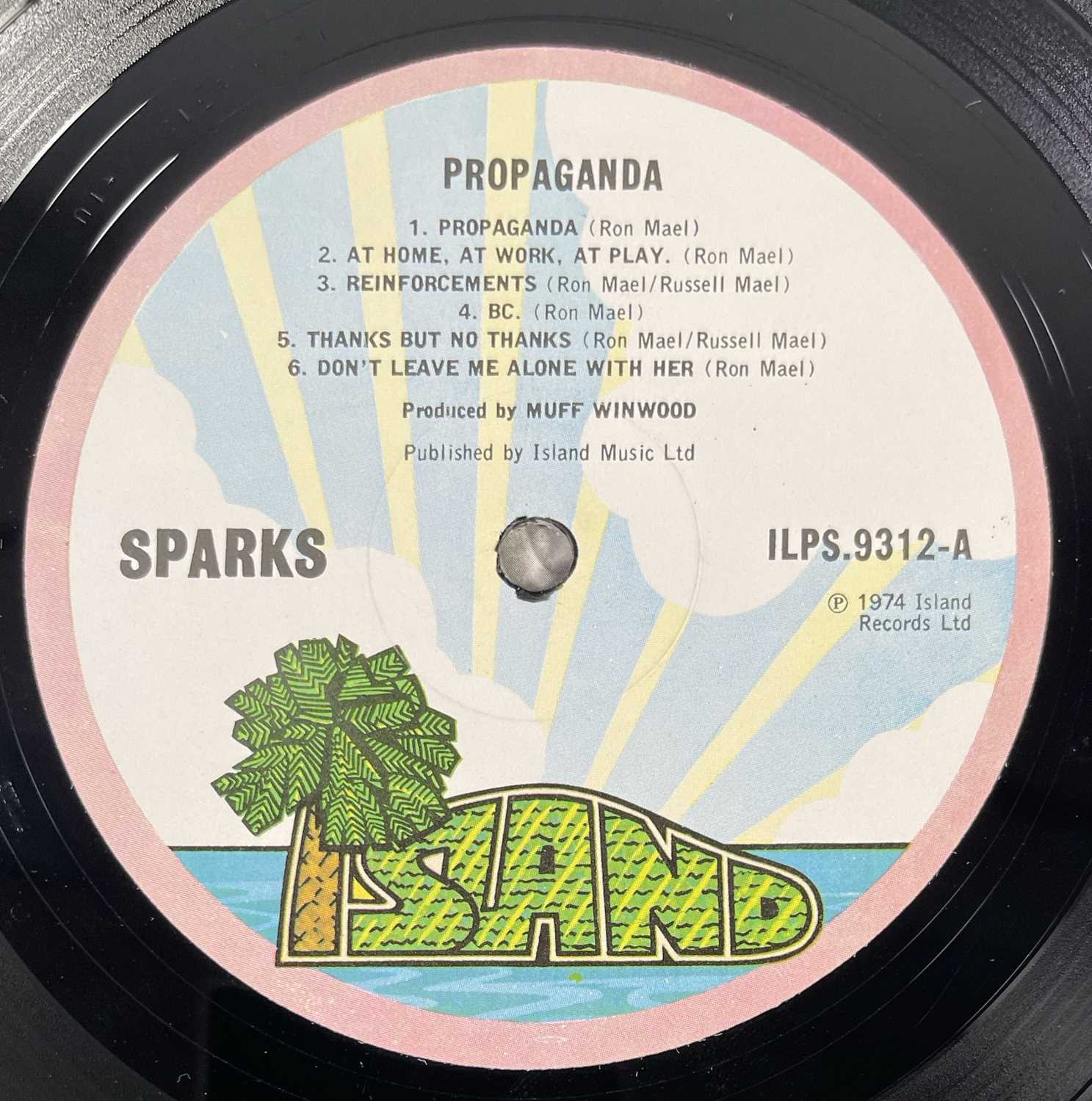 SPARKS - AN LP SIGNED BY RUSSELL / RON MAEL. - Image 6 of 7