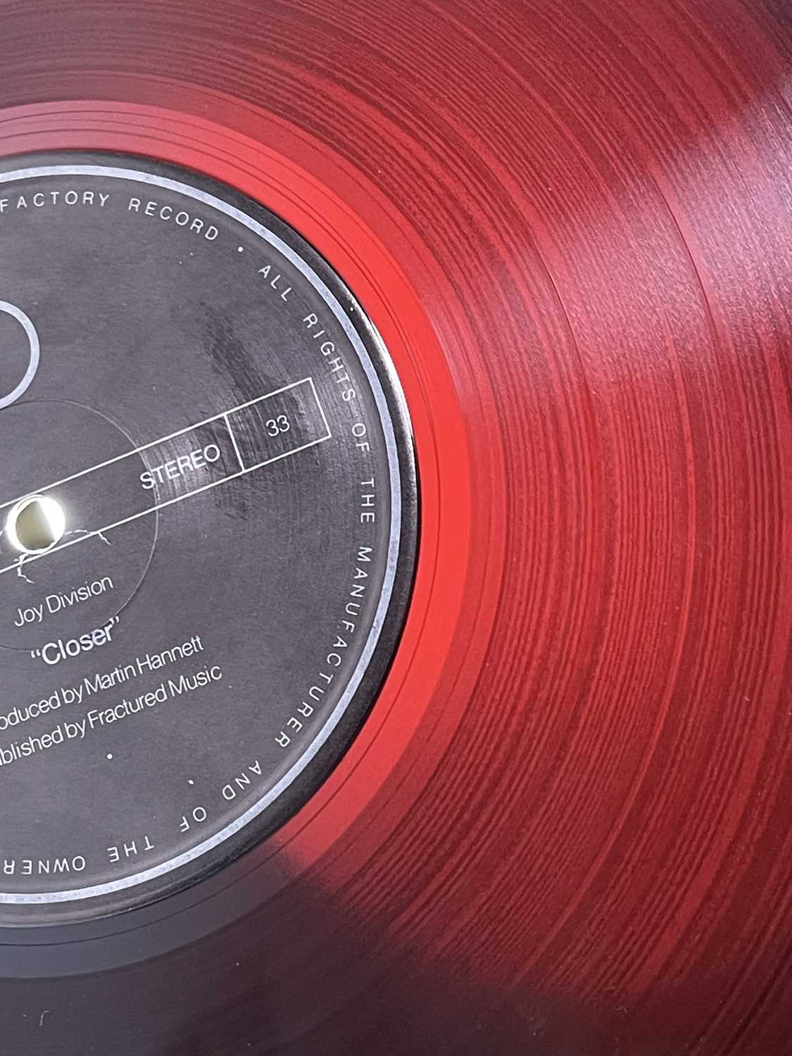 JOY DIVISION - CLOSER LP (UK ORIGINAL - RED TRANSLUCENT - FACTORY - FACT 25) - Image 6 of 6