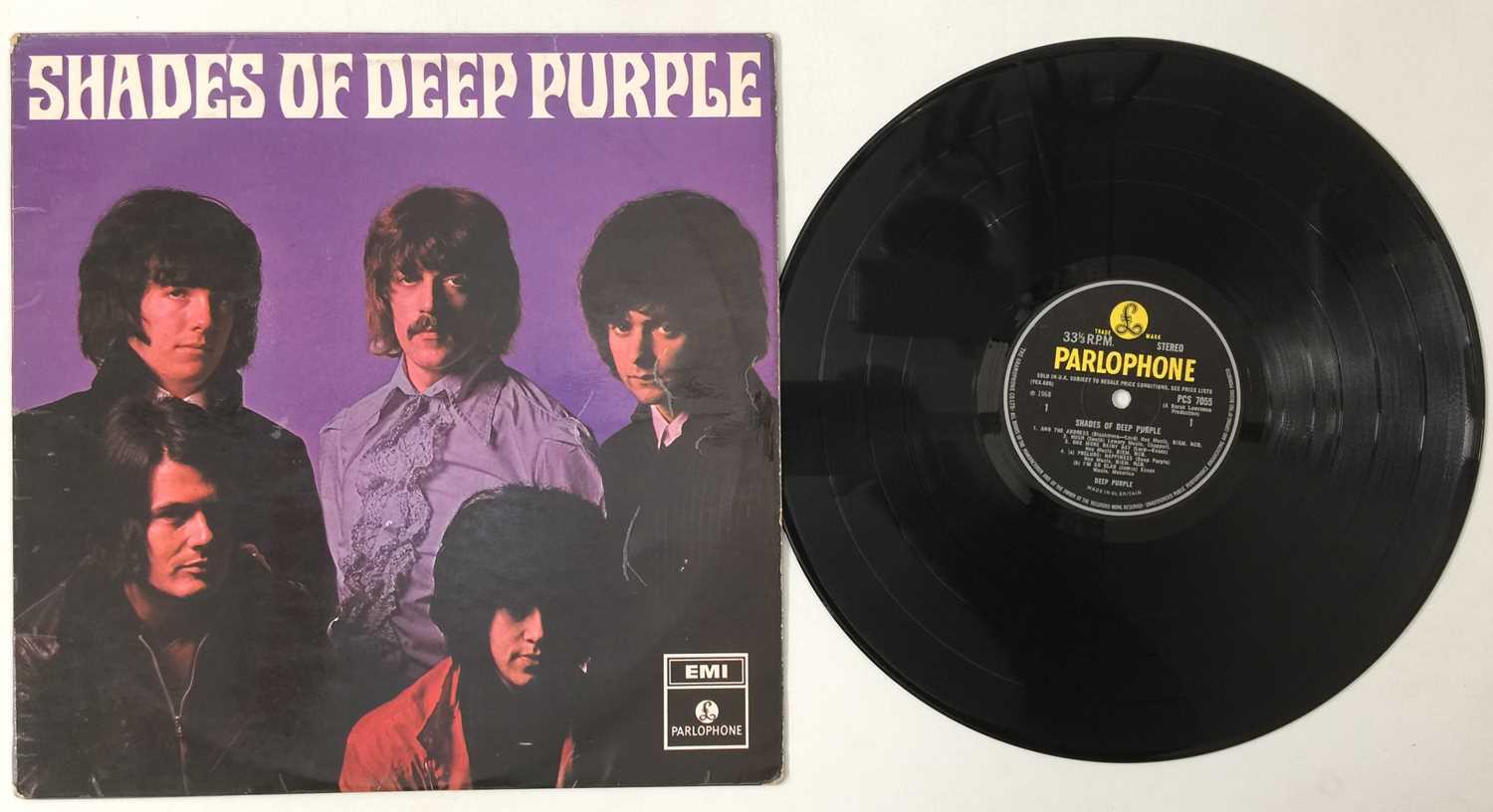 DEEP PURPLE - SHADES OF DEEP PURPLE LP (UK STEREO ORIGINAL - PCS 7055)