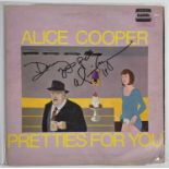 ALICE COOPER - PRETTIES FOR YOU - SIGNED LP.
