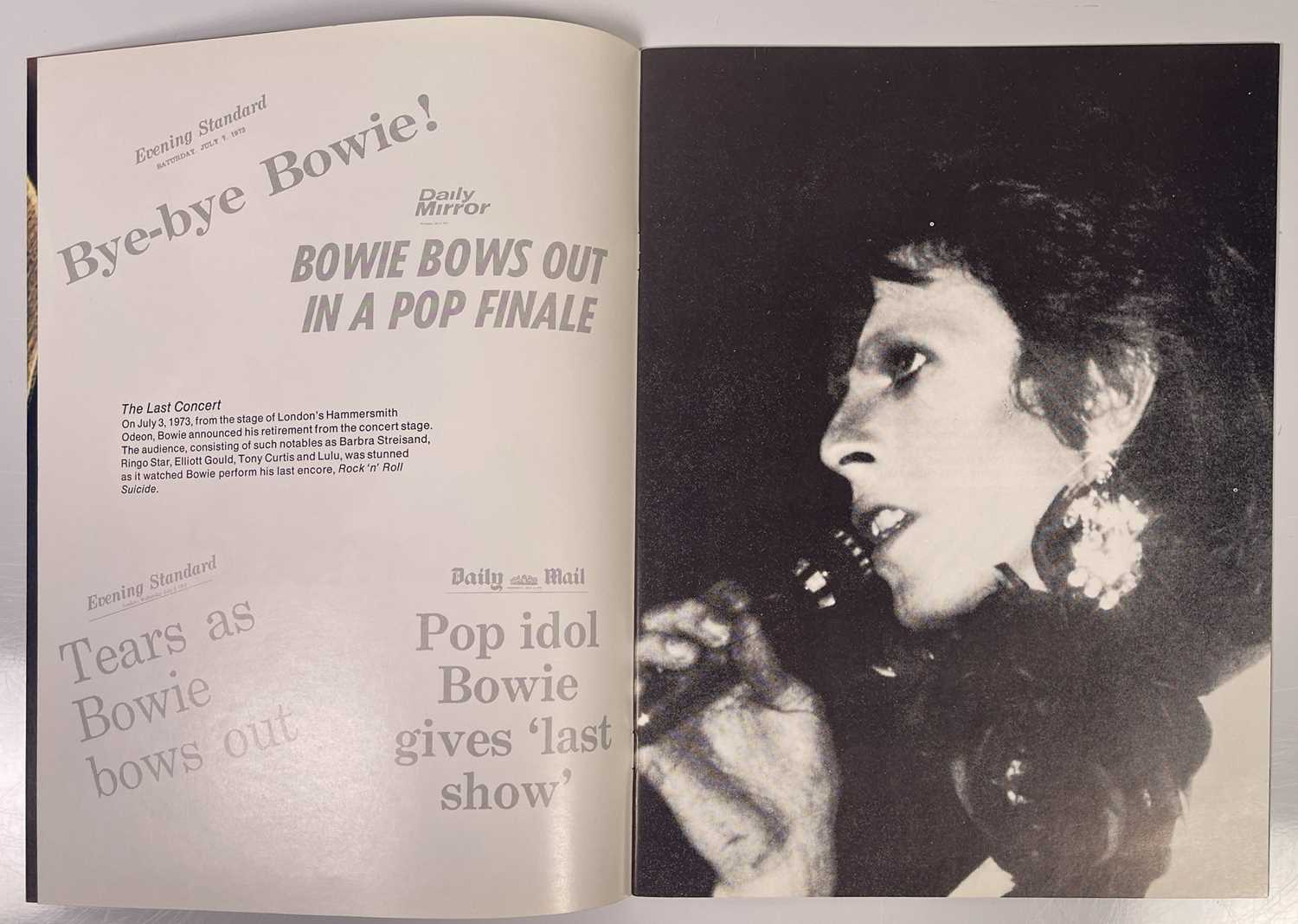 DAVID BOWIE - DIAMOND DOGS US PROGRAMME AND STICKER. - Image 4 of 9