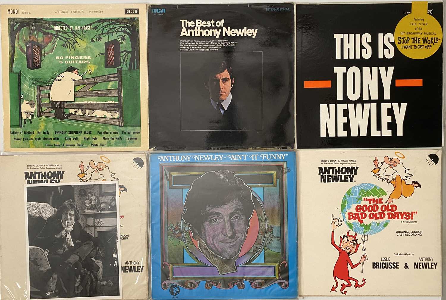 ANTHONY NEWLEY - LP COLLECTION (INCLUDING MEMORABILIA) - Image 5 of 7