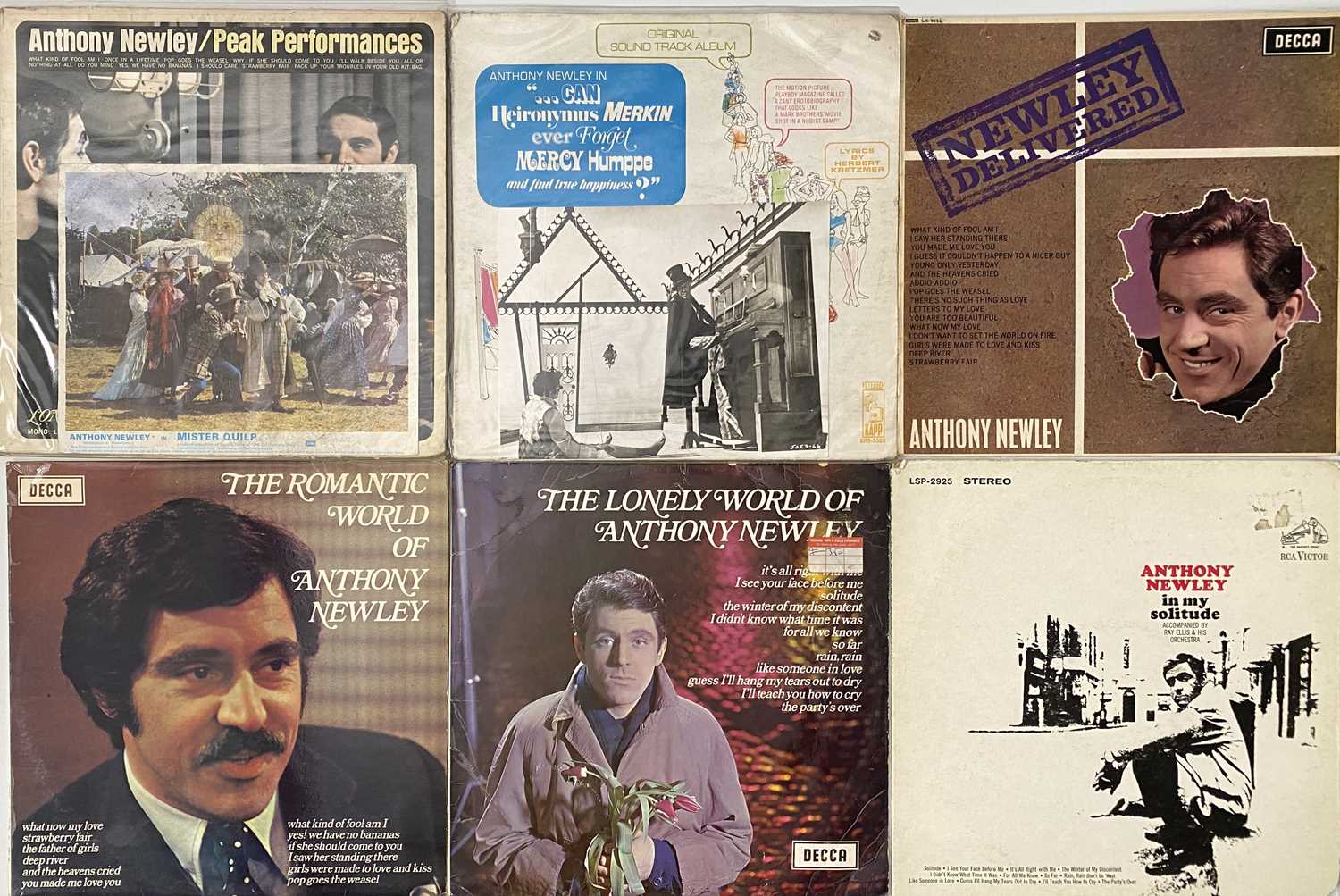 ANTHONY NEWLEY - LP COLLECTION (INCLUDING MEMORABILIA) - Image 6 of 7