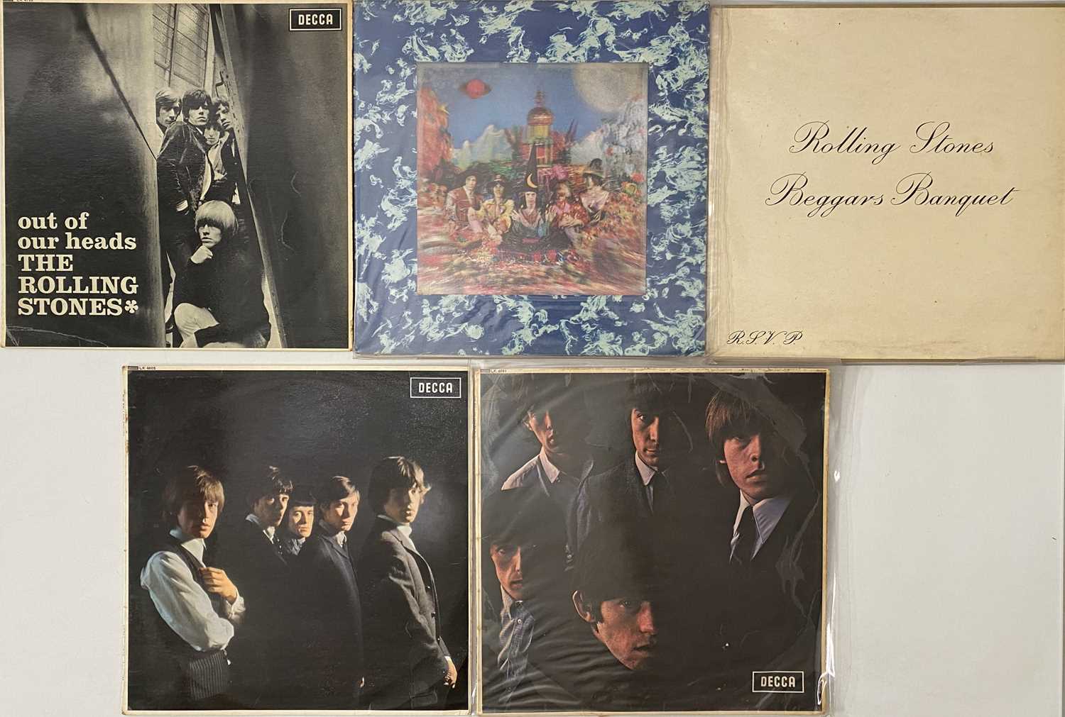 THE ROLLING STONES - 60s ORIGINALS - LPs