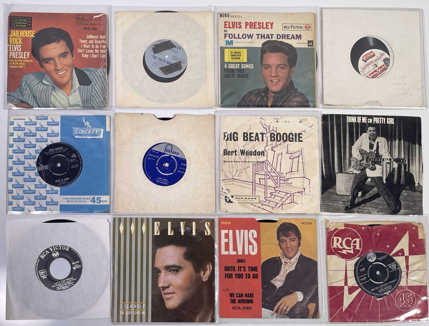 DANNY'S SINGLES - ELVIS / ROCK N ROLL.