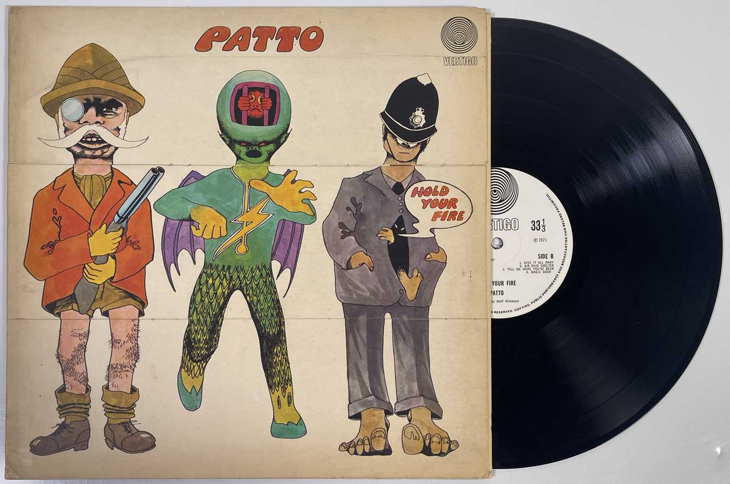 PATTO - HOLD YOUR FIRE LP (UK FIRST - SWIRL - VERTIGO 6360 032)