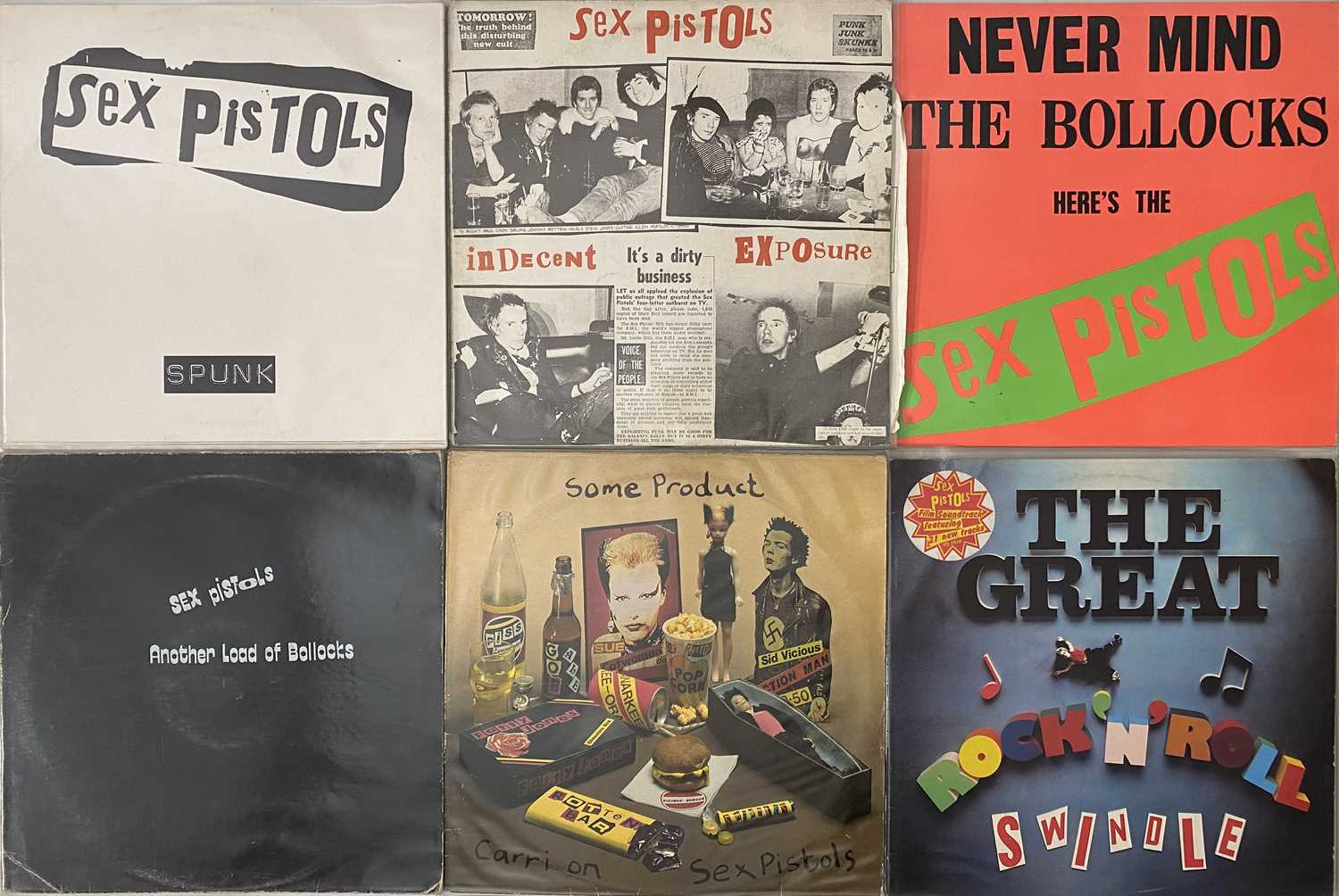 THE SEX PISTOLS / RELATED - LP PACK