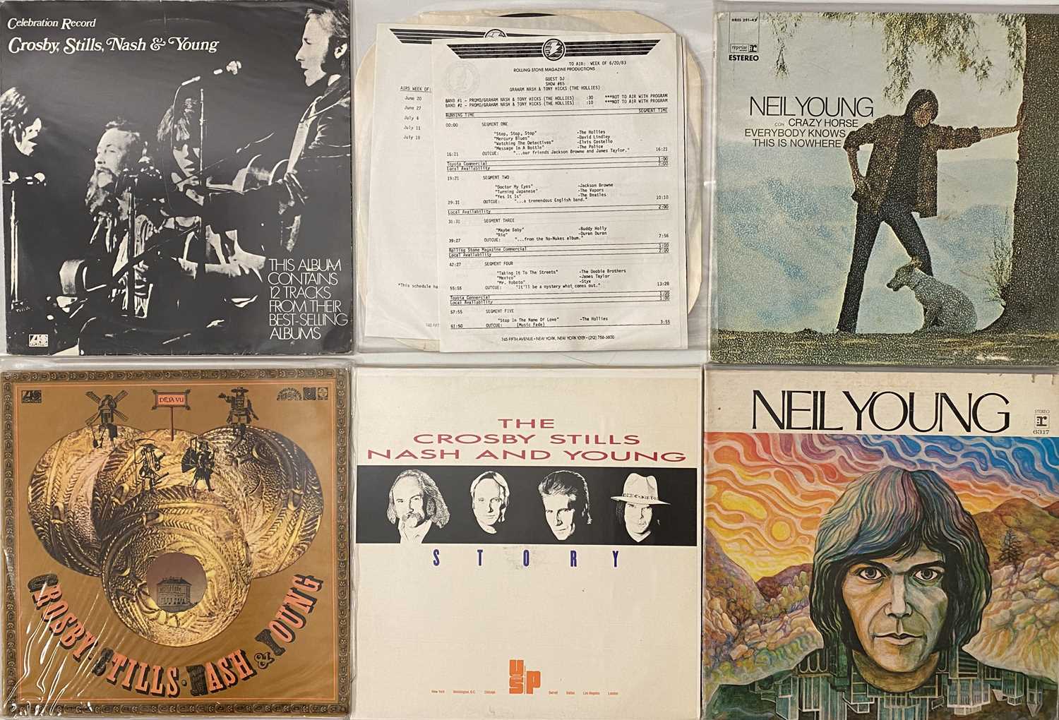 CSNY AND RELATED - LP COLLECTION