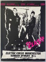 THE CLASH - ELECTRIC BALLROOM MANCHESTER, LIKELY C 1980S ISSUE POSTER.
