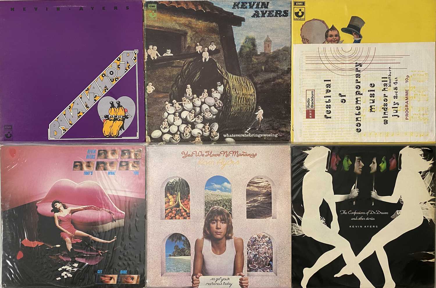 KEVIN AYERS - LP COLLECTION