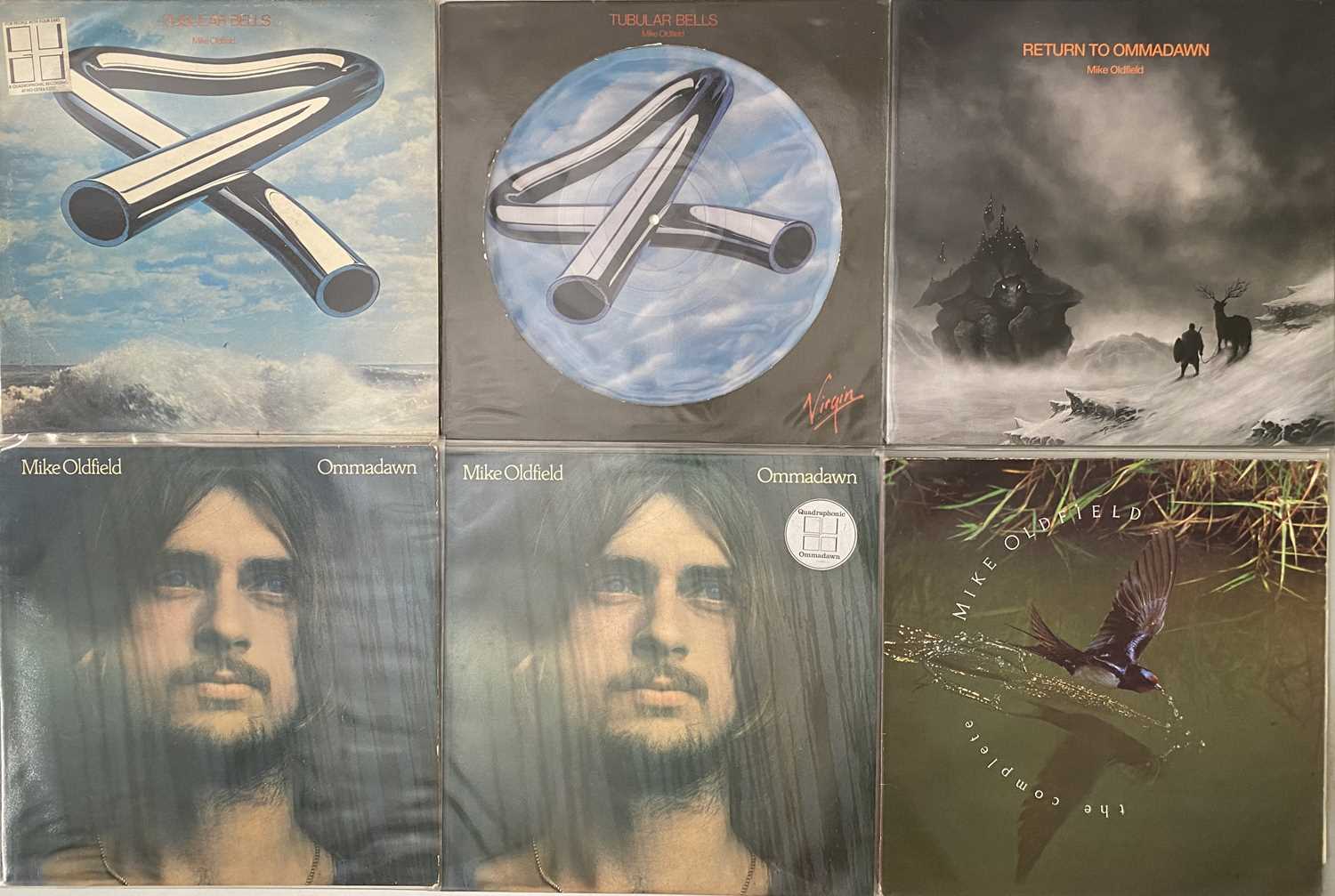 MIKE OLDFIELD/JETHRO TULL - LP COLLECTION