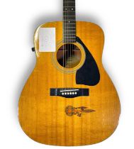 YAMAHA FG-405 ACOUSTIC ELECTRIC GUITAR.